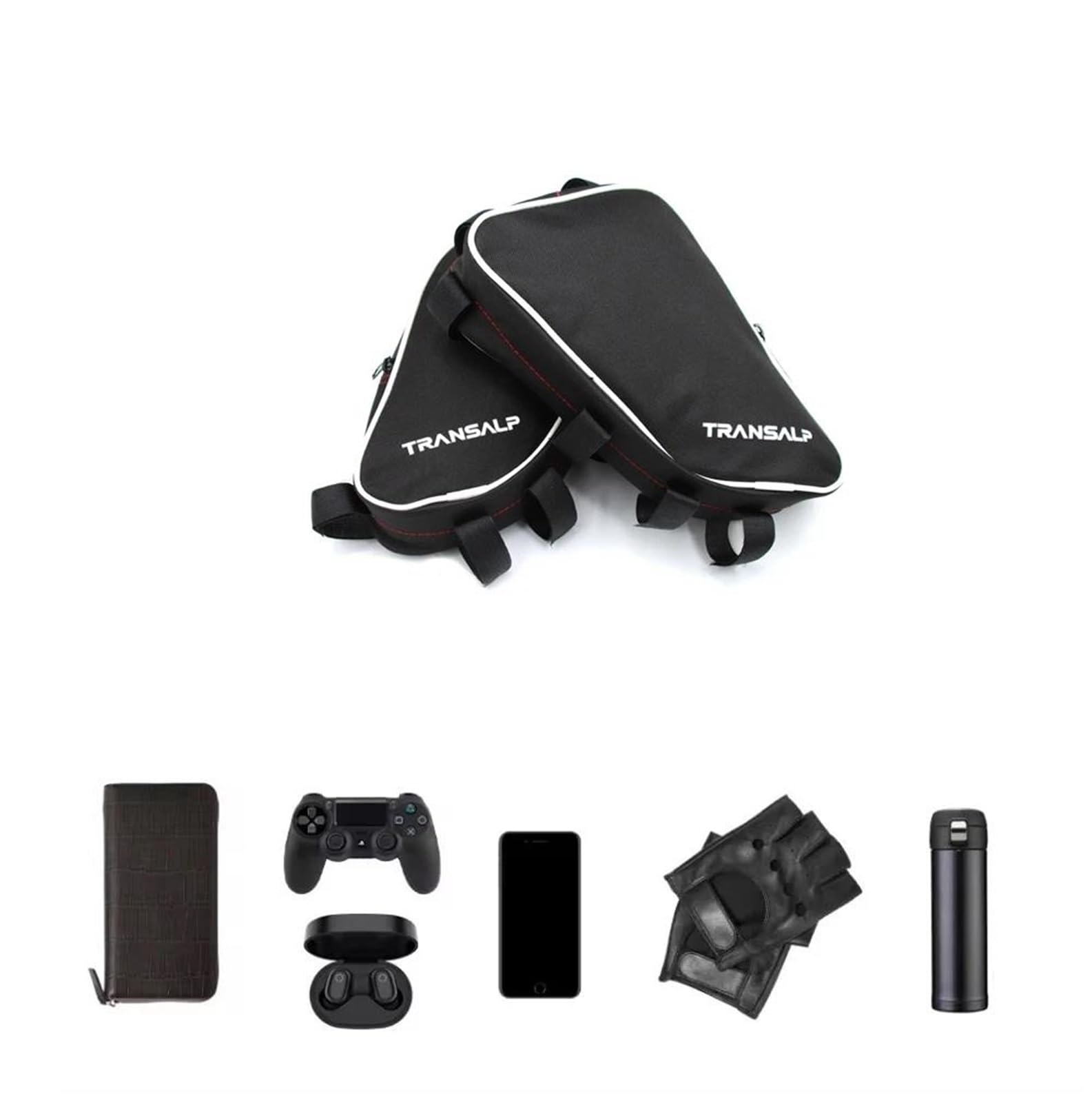 Bolsas para Defensas De Moto para H&Onda XL750 Transalp XL 750 Transalp Bolsa Impermeable para Guardar Herramientas Reparación Parachoques Bolsas de Cuero y alforjas