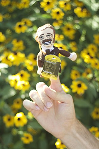 Muñeco magnético de Theodore Roosevelt de peluche 4 pulgadas miniatura 5