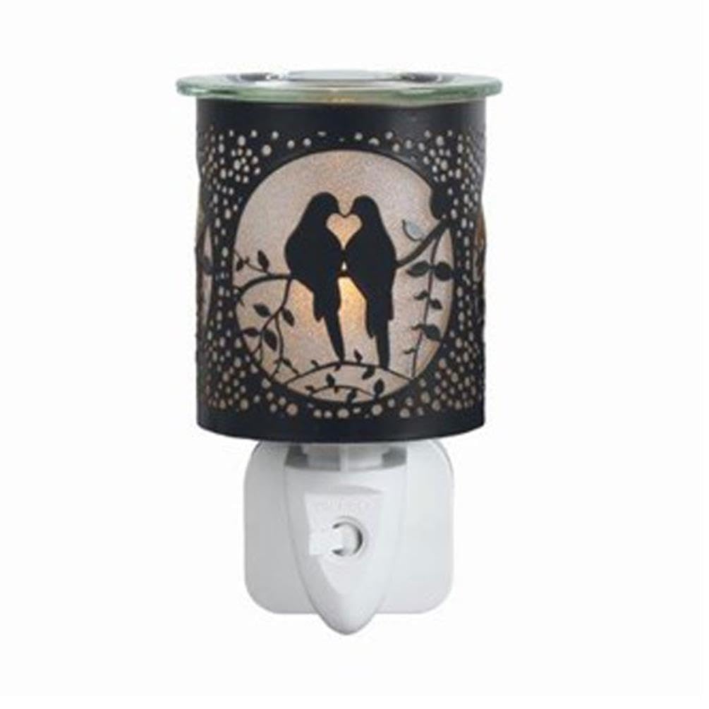 Aroma Black & Gold Doves Plug In Wax Melt Warmer