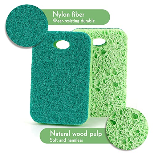 Double Sided Multifunctional Sponge For Kitchen, Dish Scrub Sponge For Fast Cleaning (Non-Scratch) #TOP3