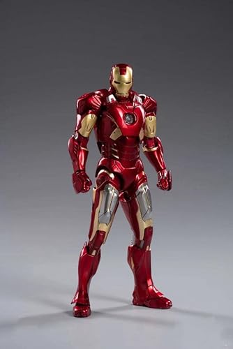Miniatura 2 de ZDTOYS - Figuras de acción de 10º aniversario de 7 pulgadas de coleccionista de Iron Man (MK7)