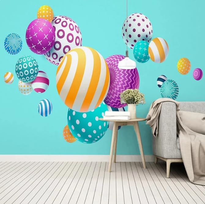Papier peint photo géométrique masquez un mur vide avec cet effet 3D TV