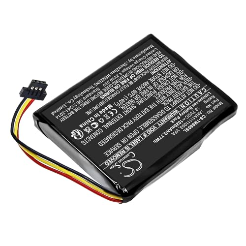CS-TMS60SL Baterías 1020mAh Compatible con [Tomtom] 4EN6.001.02, 4EN62, 4EN62. 4EN6.001.02, Start 60, Start 60 EU, Start 60 M, Via 1605 sustituye AHA11111003, para VFA