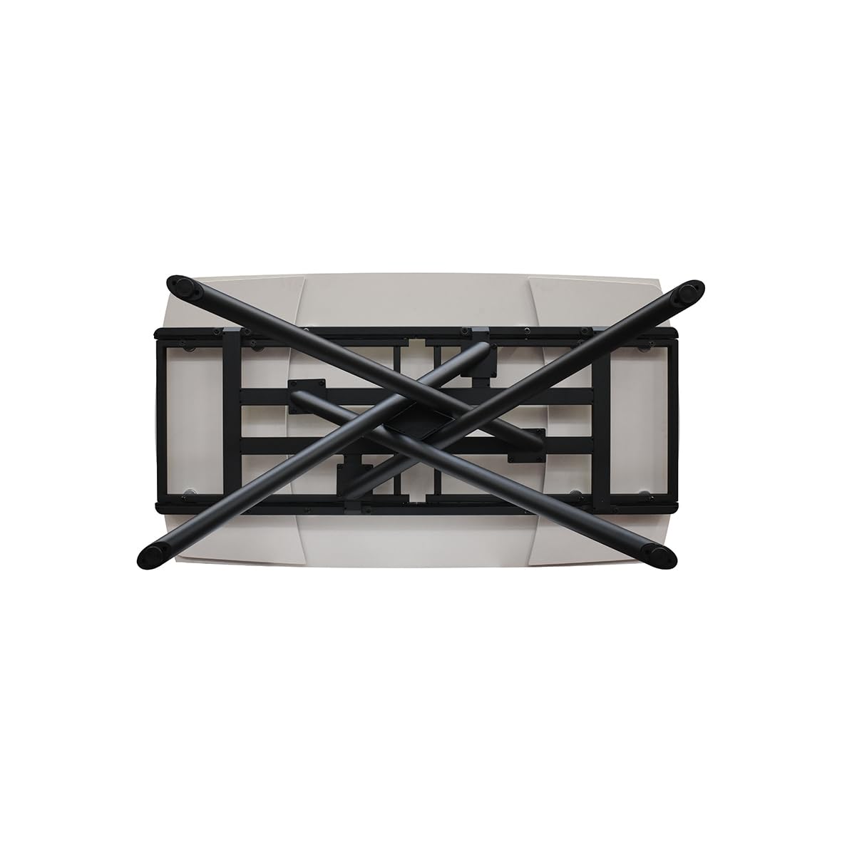 PAZZO DESIGN Tavolo Allungabile Fabiano, Piano Ceramica Bianco Statuario, Gambe in Metallo Tubolari Nere, Cucina, Salotto, Ceramica, 160 x 90 x h75 cm - id_2215