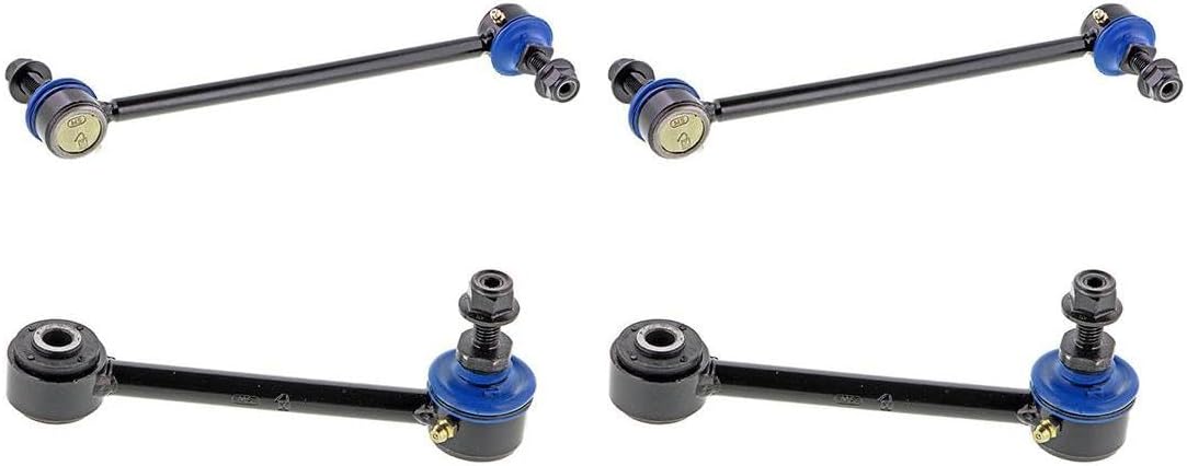 4x Front Rear Sway Bar Link Kit - Front Sway Bar End Links Automotive Replacement Sway Bar Link Kits Compatible with Cadillac XT5 Compatible with GMC Acadia 2017