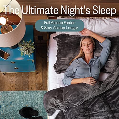 Sleep Restoration Micromink Goose Down Alternative Comforter Set - All Season Hotel Quality Luxury Comforter/Blanket With Shams - King/Cal King - Gray #TOP7