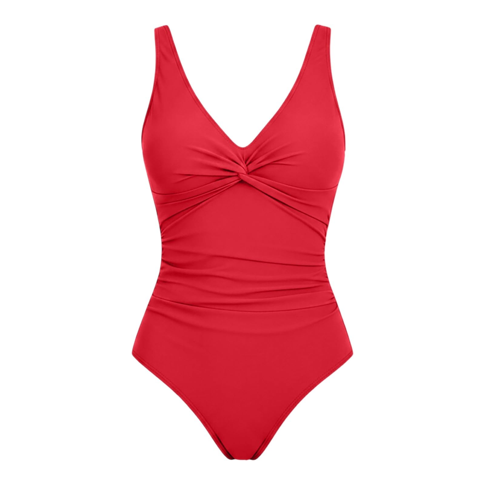 Costume Intero con Scollo a U Posteriore, Effetto Snellente, Busto Liscio, Design Elegante per Un Look Raffinato in Spiaggia.