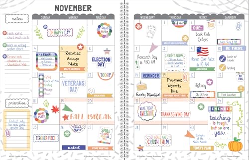 Teacher Created Resources Color Crush Teacher Plan Book (TCR9389) by Teacher Created Resources - Image 3
