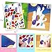 TBEEJ 2PCS Bible Crafts for Kids Ages 4-8 Sticker Paint Books Airplane Activities Includes Christian Jesus Angel Adam&Eve and More Designs Gift Party Create 20 Pictures（Sticker Sheets are Separate）