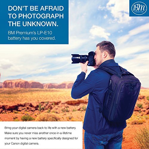 BM Premium LP-E10 Batteries 2-Pack - Image 2