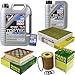 Produktbild QR-PARTS 69343472 Filter Set Inspektionspaket 6 Liter Motoröl Top Tec 4600 5W-30 MANN-FILTER Innenraumfilter Luftfilter Ölfilter