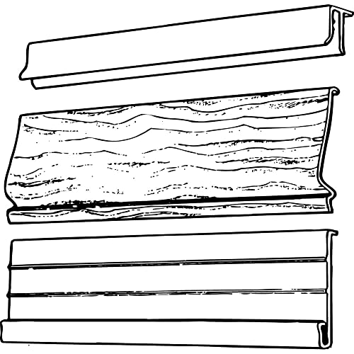 Rustique Enterprises, Inc. 1PCLF12 Genesis Bottom Rail Clay