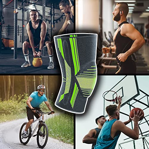 Image of ADDMAX Knee Support|Knee Cap for Men Women |Compression Knee Supporter for Joint Support,Sports,Gym & Injury Recovery | Medium | Pack of 1 |