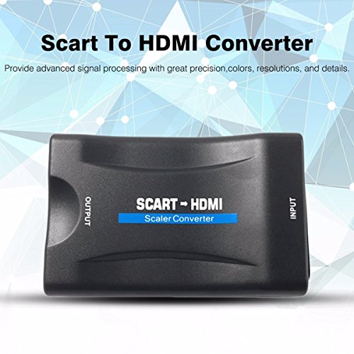1080P SCART to HDMI Video Audio Upscale Converter Adapter for HD TV DVD for Sky Box STB Plug and Play - Thumbnail 5