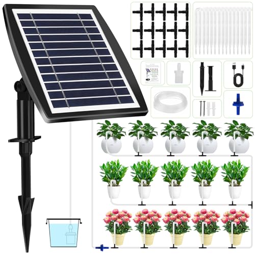 Automatic Drip Irrigation Solar Energy, Drip Irrigation Kit with ...