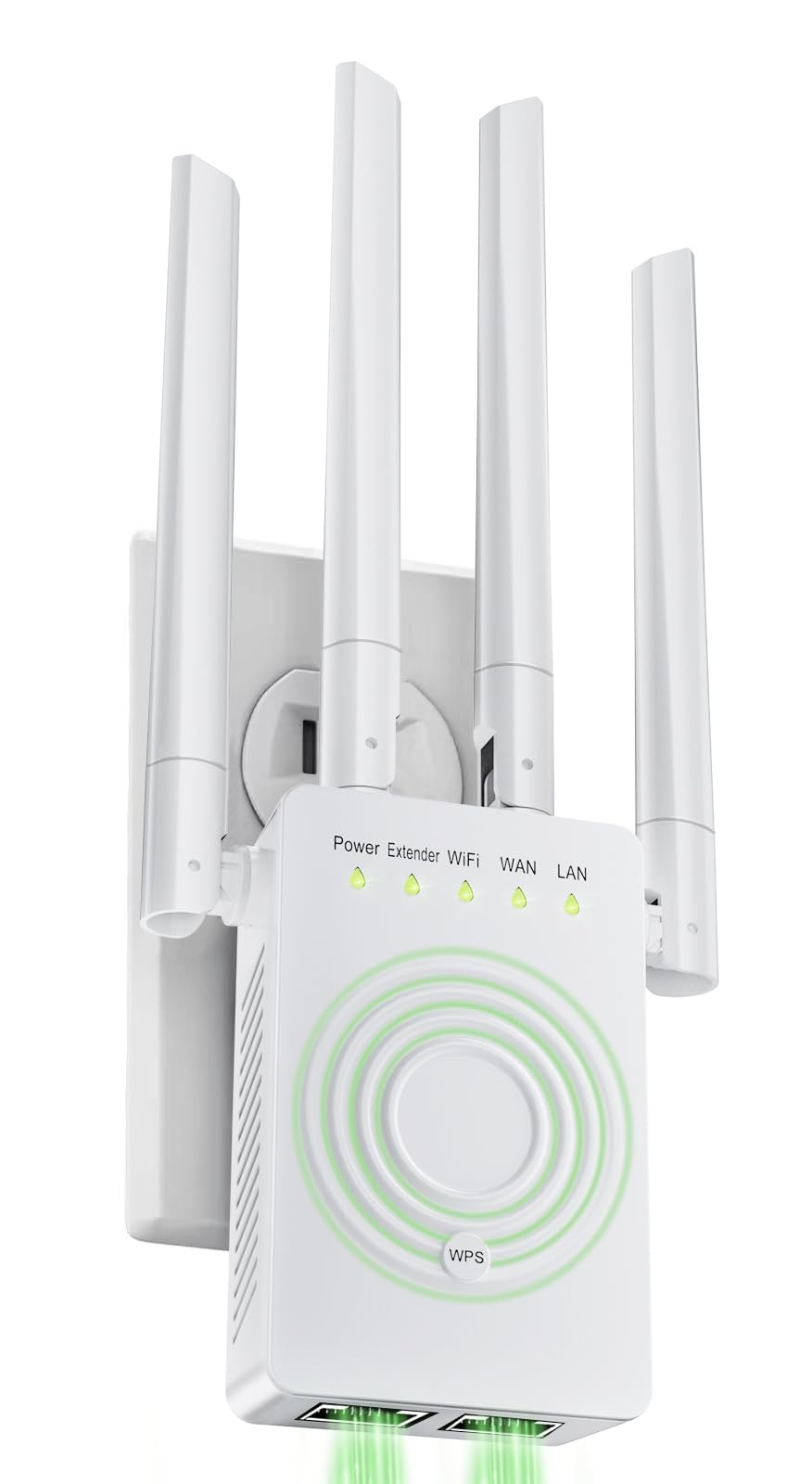 Photo 1 of 2023 Release WiFi Extender Internet Booster for Home Wireless Setup, Dual Band Signal Amplifier with Ethernet Port/Super Antenna, WiFi Repeater Cover to 12000 Sq.Ft./Compatible 120+ Devices White