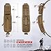 WYNEX Molle Accessories Pouch of Double Zipper Pocket Version, Backpack Strap Pouch Shoulder Strap Molle Attachment Tactical Accessories Bag Shoulder Starps Zipper Pocket Additional Phone Holder