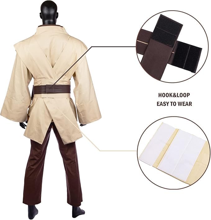 Men's Tunic Costume Adult Male Tunic Cosplay Costume Halloween Uniform Full Set - Image 3