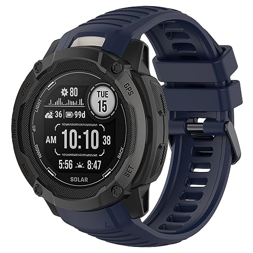 �o���h Compatible for Garmin Instinct 2X�C�X�|�[�c�V���R�����X�g�o���h�����o���h (�u���[)