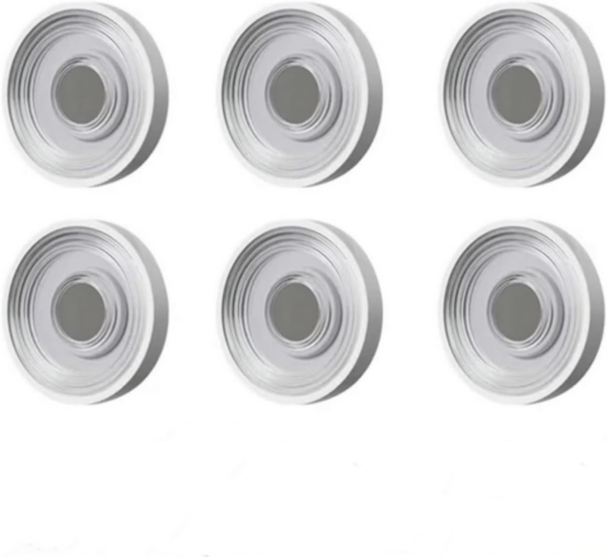 SKEIDO 3pair Magnetic Hooks Wall Mount Strong Magnet Remote Control Invisible Holder Keys Fridge Sticker Storage Hooks Home Organizer Hooks white