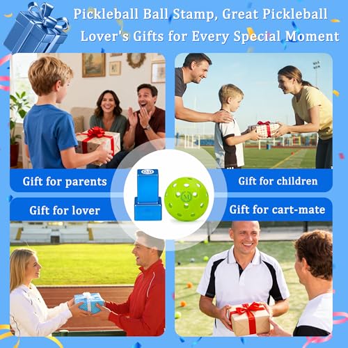 Tampon de pickleball personnalisé avec lettre M, accessoire indispensable de jeu - 7