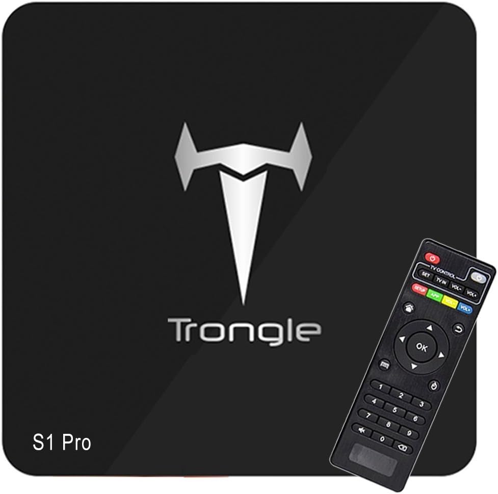 Android 6.0 TV Box, 2017 SEGURO S1PRO Smart TV Box with S905X 64bit Quad-core HDMI 2.0b 1G/8G Supports 3D 4K WIFI