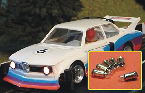 Preisvergleich Produktbild Slotcar 6-STÜCK Glühbirne Serien Beleuchtung Carrera UNIVERSAL / SERVO