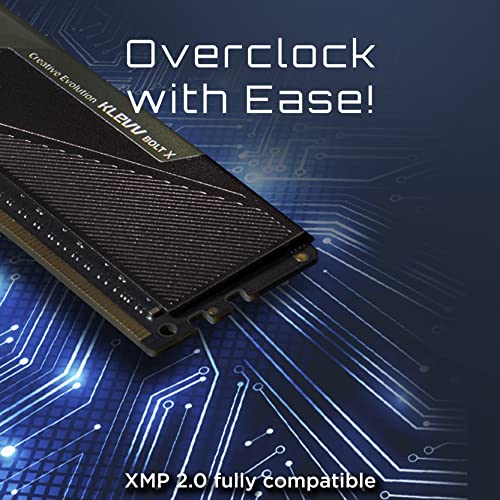 Image of KLEVV Bolt X DDR4 16GB (2x8GB) 3200MHz CL16 1.35V Gaming Desktop Ram Memory SK Hynix Chip XMP 2.0 Ready (KD48GU880-32A160U)