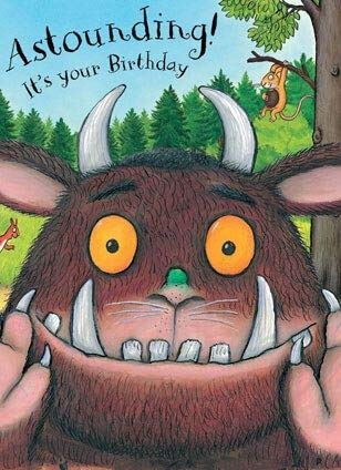 The Gruffalo Danilo GR011 - Tarjeta de cumpleaños para cualquier edad Cover