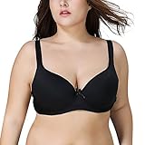 Reggiseno allattamento Reggiseno senza cuciture maternita' con pad antischermo rimovibili, 3 pezzi, Nero, M