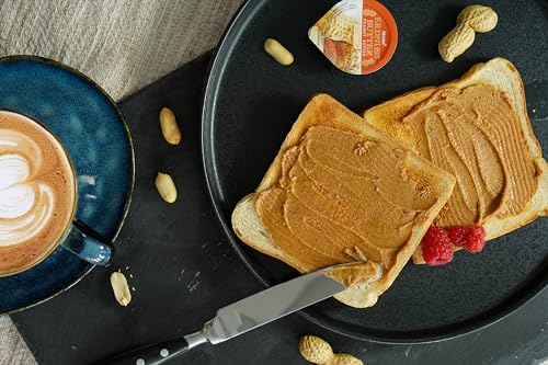 Hellma Erdnussbutter 80 Stk. je 15 g - 1,2 kg Vorrat - Mini-Format - für Frühstücksbuffet und Snacks - vegan