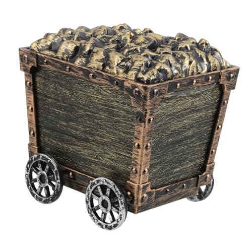 Wakauto Unique Treasure Chest Mining Cart for Hands Learning Holiday Decor and Skill Enhancement Multi Functional Treasure Box for Boys