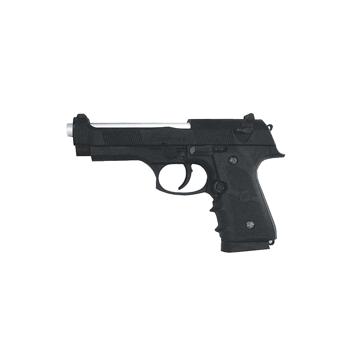 Pistola Airsoft Negra. Sistema de Muelle, Cal. 6mm. (0,37j)