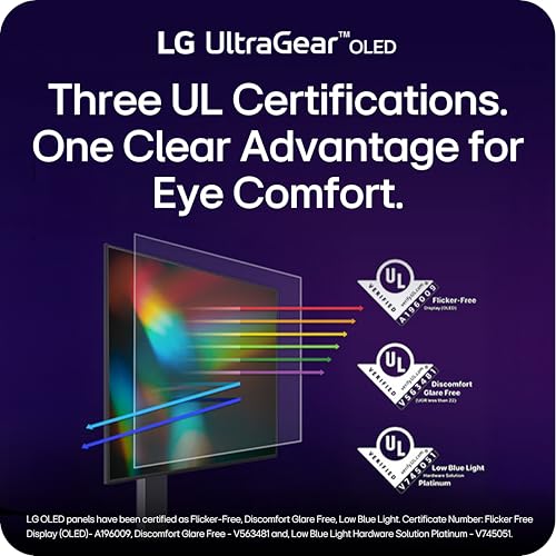 Image of LG 27GX704A-B 27-inch Ultragear QHD (2650x1440) OLED Gaming Monitor 240Hz, 0.03ms, NVIDIA G-Sync Compatible, AMD FreeSync Premium Pro, HDR TrueBlack400, HDMI 2.1, DisplayPort, Black (Renewed)
