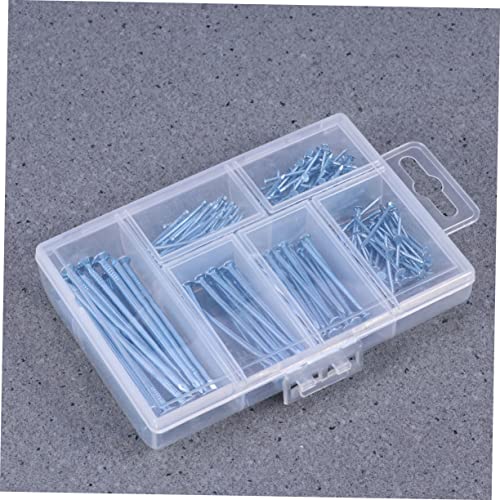 DOITOOL 240Pcs Silver Round Picture Hanging Nails Assortment Nails for Resistant for Home and Work Use Included miniatura 3