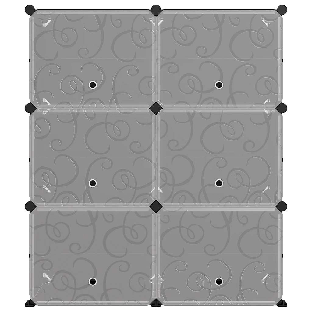 Zapatero 84,5 x 31 x 93,5 cm, PP y acero, montaje fácil
