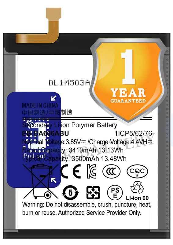 Image of Original EB-BA606ABU Battery Compatible for Samsung Galaxy A60 (SM-A606F) | M40 (SM-M405F) - (3500mAh) - 1 Year Warranty K7