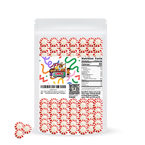 Cheri's Kitchen Corner Starlight Peppermint Mints 3 Pounds Of Breath Mints- Bulk Individually Wrapped Peppermint #TOP1