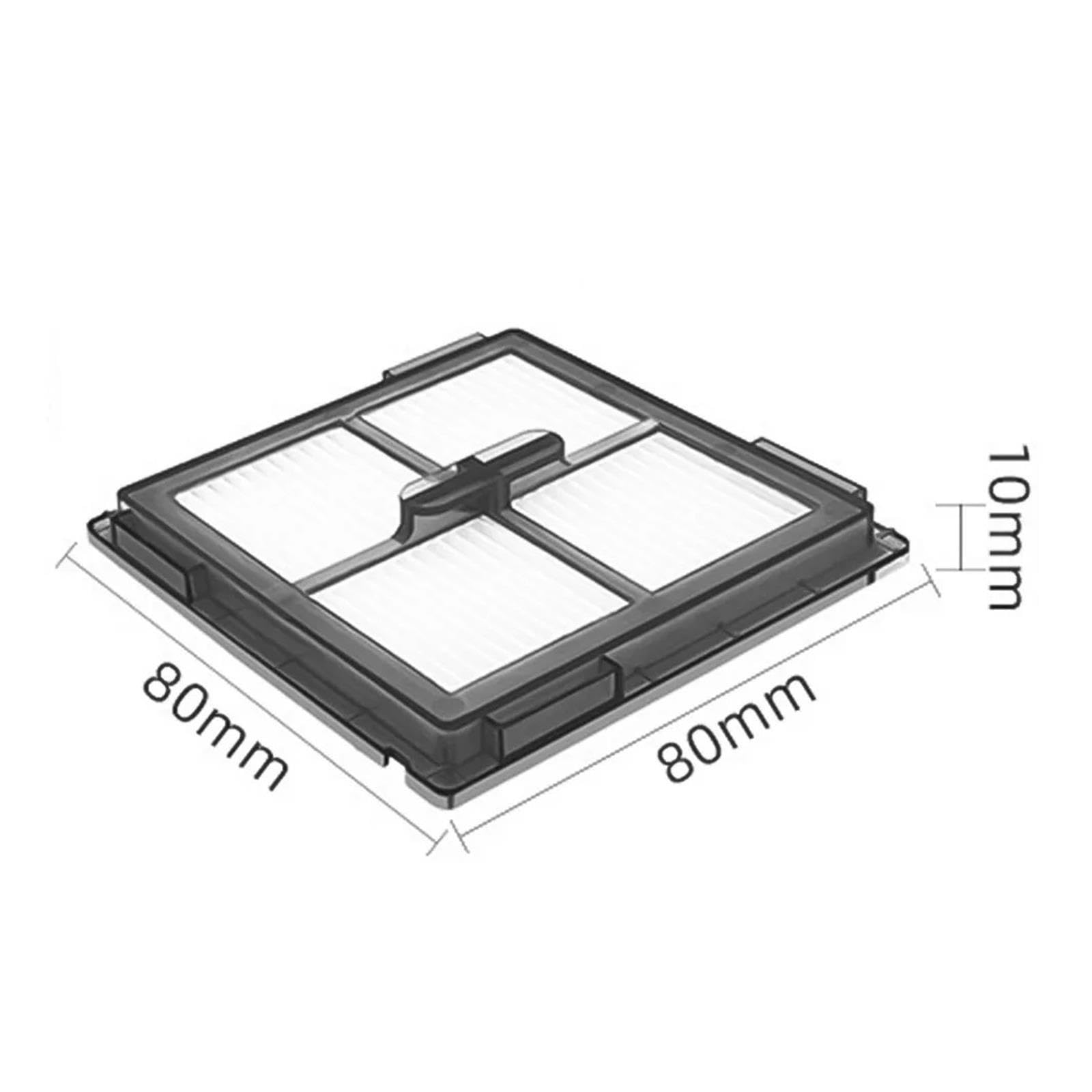 Reemplazo De Limpieza De Filtro De 2/4 Piezas, Compatible Con Roborock Q10