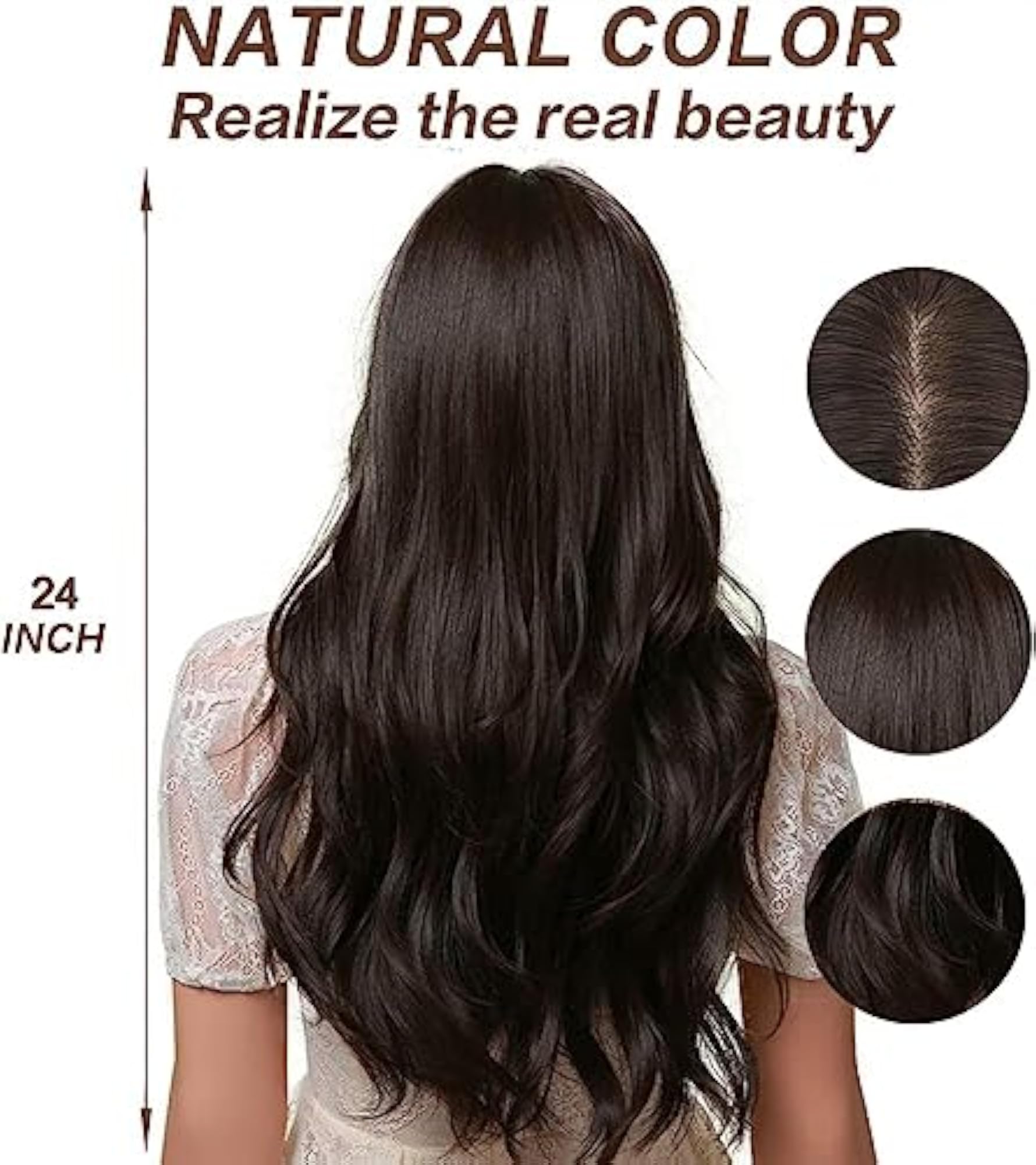 Curly Wavy Synthetic Hair Wig for Women