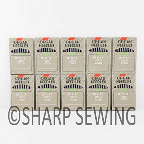 PUMICHA Needles Supplies for 100 O.R.G.A.N135X17, DPX17#23 Industrial Sewing Machine Needles fits Walking Foot for Sewing Machine.