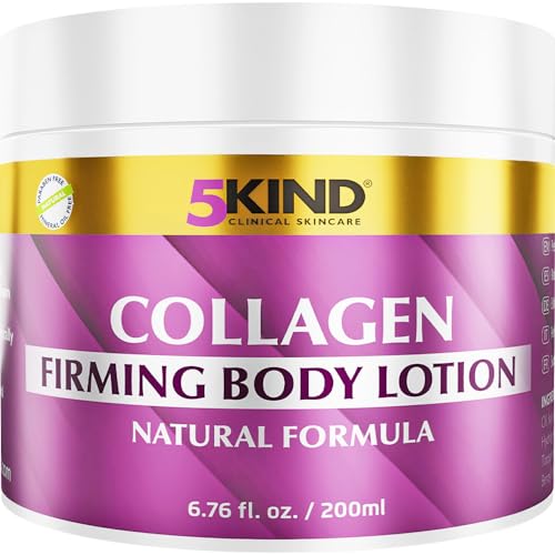 5kind crema hidratante corporal con colágeno 200 ml - Crema hidratante profesional para...