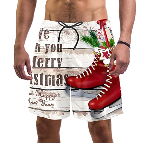 Maillots de bain pour hommes Noël cadeau short de plage original