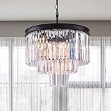 Zgear 7 Lights Luxury Modern/Contemporary Crystal Chandelier Ceiling Light Pendant Light for Dining Room, Living Room (7 Lights)