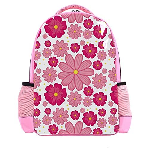 Sac à dos garçon fleurs de cerisier rose pour l'école et les sorties quotidiennes