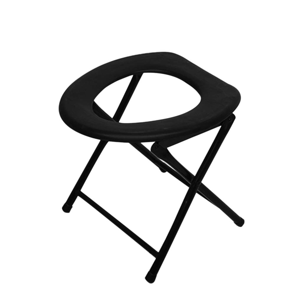 Silla de Inodoro Plegable fortalecida portátil Viajes Camping Escalada compañero Silla Actividades al Aire Libre Accesorios