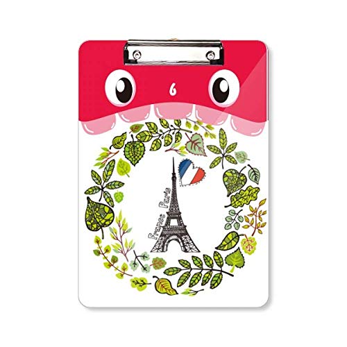 Porte-bloc de bureau A4 Paris Tour Eiffel pour écrire sans table sans perdre vos feuilles