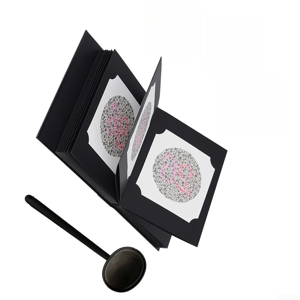 Ishihara Farbsehtest Buch mit 38 Tafeln & Okklusionsbrille –