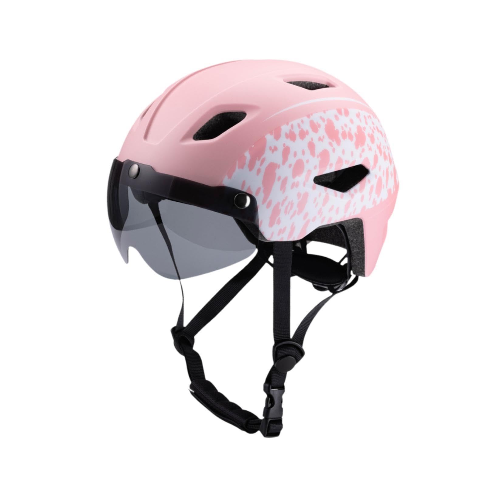 Casque de vélo pour Enfants, Ajustable avec visière, Parfait pour Les Sorties à vélo