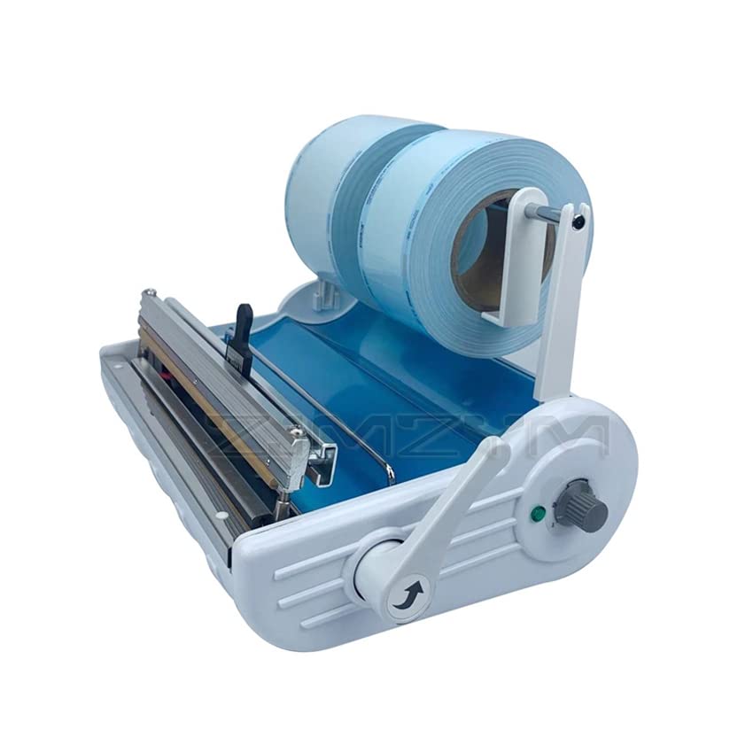 SEAL80-2 Máquina de sellado dental envasado bolsas esterilización Sellador desinfección con soporte 500W 0-250mm